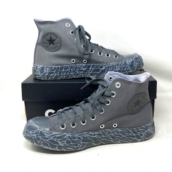 Converse CTAS CX High Top Sneakers Iron Gray For Men Size Canvas Shoes A03236C - Picture 4 of 11